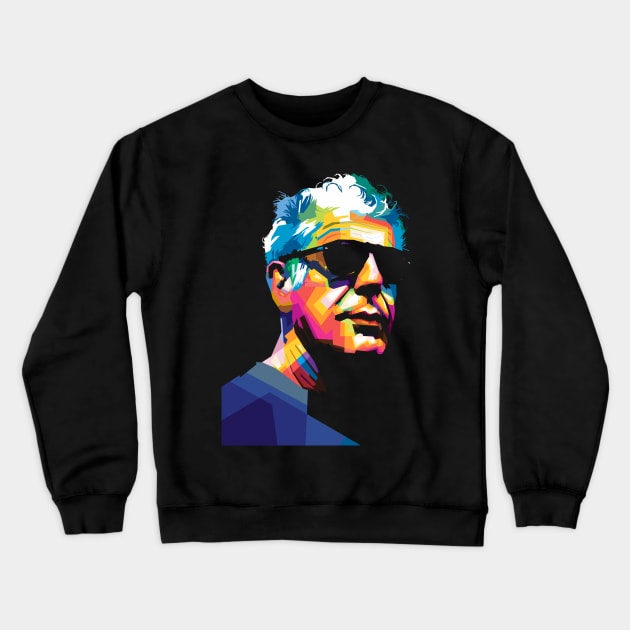 Anthony Bourdain Crewneck Sweatshirt by Wijaya6661